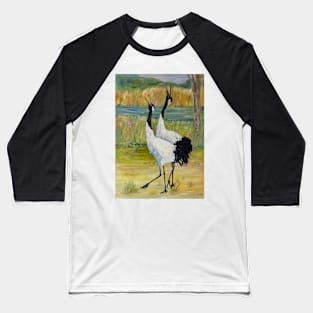 Fall. Cranes Baseball T-Shirt